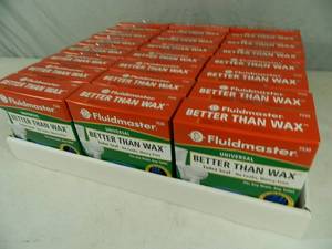 lot 20A image: Full Case  Plumbers Pack of 24 Fluidmaster Better Than Wax Rings