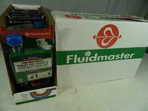 lot 22A image: Case of 5 Fluidmaster Toilet Fill Valve Kits