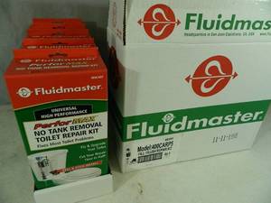 lot 23A image: Case of 5 Fluidmaster Toilet Fill Valve Kits