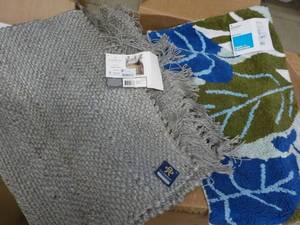 lot 2 image: Hearth and Hand Hand Woven Accent R...