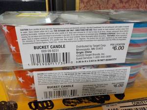 lot 6 image: 2 Sets of Bucket Candles...