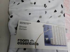 lot 30 image: Room Essentials Shower Curtain...