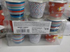 lot 50 image: 9 Bucket Candles...