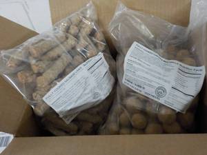 lot 157 image: 1 -5 lb. pkg Fully Cooked Frozen Sa...