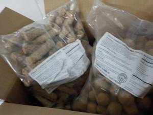 lot 158 image: 1 -5 lb. pkg Fully Cooked Frozen Sa...