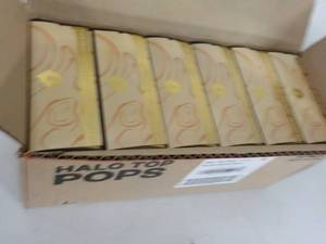 lot 162 image: 1 Case Halo Top Pops Frozen Peanut ...