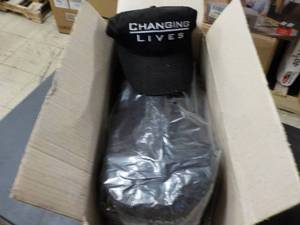 lot 183 image: Box of 24 Changing Lives Hats...