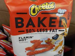lot 233 image: Case of 104 bags Cheetos Baked 50% ...
