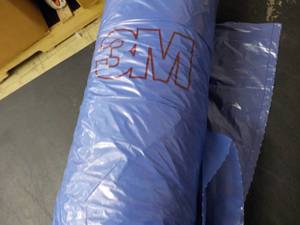 lot 251 image: Large Roll of Plastic 5 ft wide...