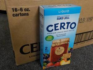 lot 262 image: Case of 16 - 6 oz Boxes Liquid Cert...