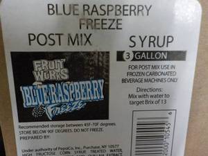 lot 266 image: Lot of 4 - 3 Gallon Blue Raspberry ...