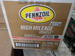 lot 276 image: case of 6 - 1 qt Bottles Pennzoil 1...