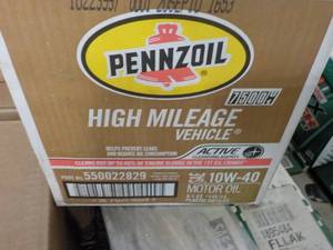 lot 278 image: case of 6 - 1 qt Bottles Pennzoil 1...