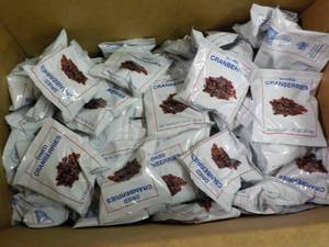 lot 293 image: Box of Dried Cranberries 1.16 oz Pa...
