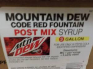 lot 312 image: 2 - 3 Gallon Mountain Dew Post Mix ...