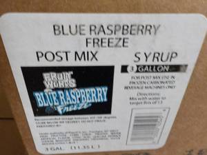 lot 320 image: 2 - 3 Gallon Blue Raspberry Freeze ...