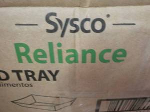 lot 329 image: Case of Sysco Reliance Paper Food T...