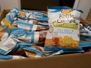 lot 337 image: 1 case of 64 Lays Kettle Cooked 40%...