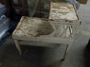 lot 355 image: Shabby Chic End Table...