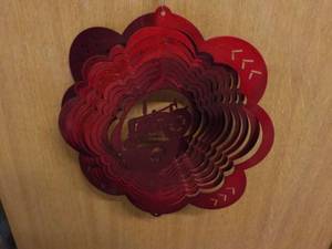 lot 367 image: Red Tractor Wind Spinner...