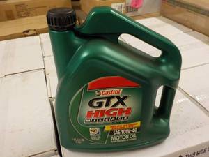 lot 389 image: 1 Gallon Castrol GTX High Milage SA...