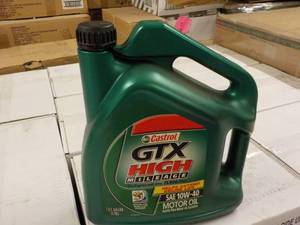 lot 394 image: 1 Gallon Castrol GTX High Milage SA...