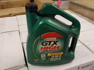 lot 395 image: 1 Gallon Castrol GTX High Milage SA...