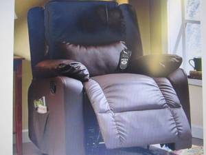lot 1 image: Massage Recliner open box Retail $4...