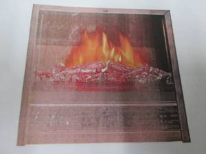lot 8 image: Electric Fireplace Insert open box ...