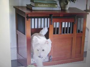 lot 16 image: Barn Door Dog Crate open box Retail...