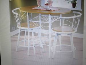 lot 20 image: 3-Piece Colorful Bistro Set open bo...