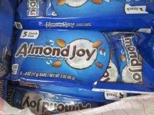 lot 47 image: 9- .6oz Almond Joy Packs...
