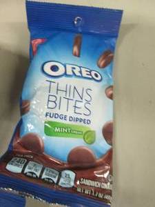 lot 55 image: 12- 1.7 oz bags Oreo Thin Bites...
