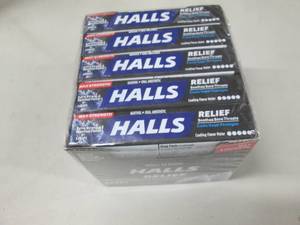 lot 80 image: 20- 9ct pks Halls Cough Drops...