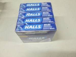 lot 81 image: 20- 9ct pks Halls Cough Drops...