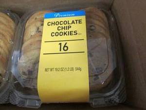 lot 105 image: 4- 16ct pks Premium Chocolate Chip ...