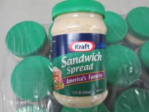 lot 174 image: 12- 15 oz Jars Kraft Sandwich Sprea...