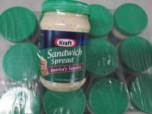 lot 176 image: 12- 15 oz Jars Kraft Sandwich Sprea...