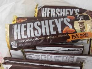 lot 182 image: 12- 2.6 oz Hershey Bars...