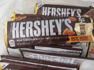 lot 183 image: 12- 2.6 oz Hershey Bars...