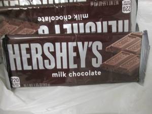 lot 186 image: 12- Hershey Bars...