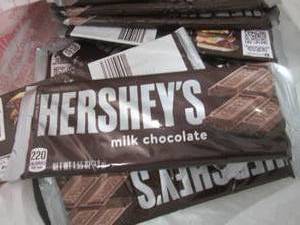 lot 187 image: 12- Hershey Bars...
