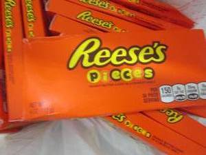 lot 189 image: 12- 4 oz Boxes Reeses Pieces...