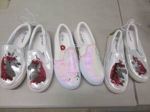 lot 245 image: 3 Pair NWT Shoes 1 Size 5, 2 Size 4...