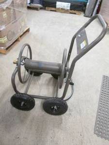 lot 299 image: Hampton Bay 4-Wheel Hose Cart open ...
