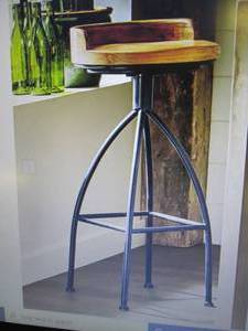 lot 305 image: Blake Wood Bar Stool open box Retai...