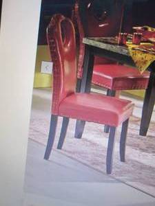 lot 319 image: Nailhead Dining Chair open box Reta...
