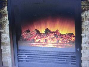 lot 357 image: Electric Fireplace Insert open box ...
