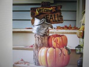 lot 381 image: Welcome Fall Fountain open box Reta...