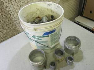Assorted EMT Connectors in 5 Gallon...
